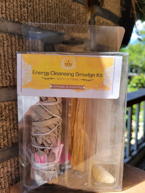 Energy Cleansing Smudge kit (citrine)