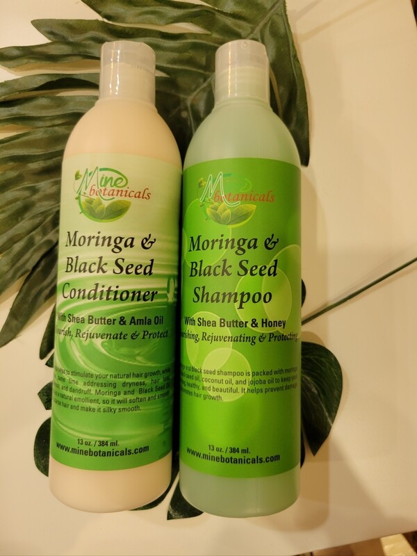 Moringa & Black Seed shampoo/conditioner
