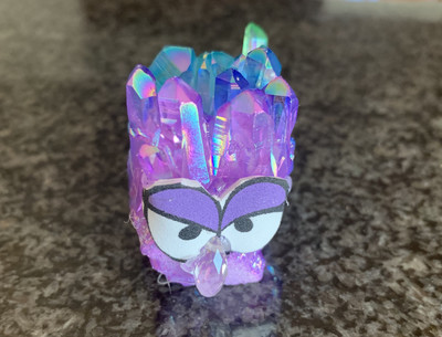 Rainbow Aura bird Crystal 