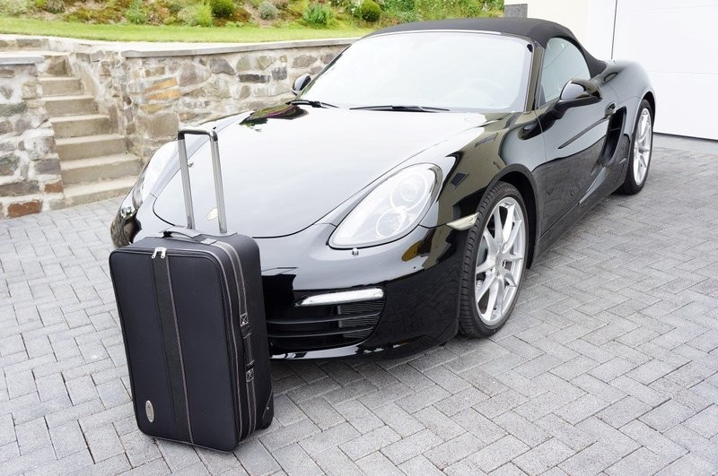 Roadsterbag suitcase set Porsche 981 Boxster rear