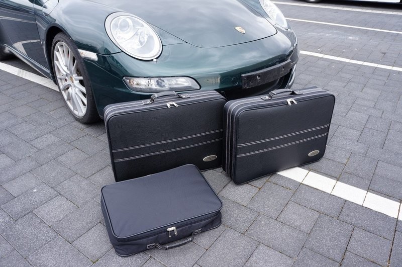 Roadsterbag Porsche 986 Boxster front trunk (partial leather)