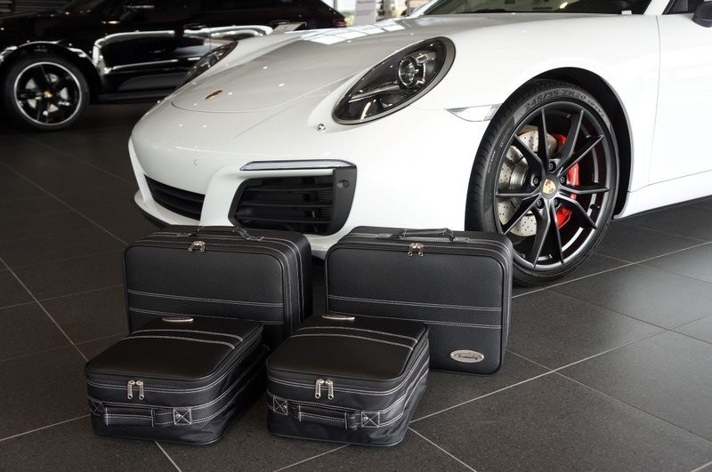 Roadsterbag Porsche 992 rear seat (partial leather)