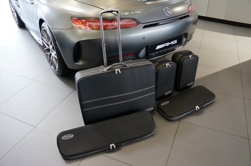 Roadsterbag suitcase set Mercedes AMG GT Roadster (R190) 5-piece leather