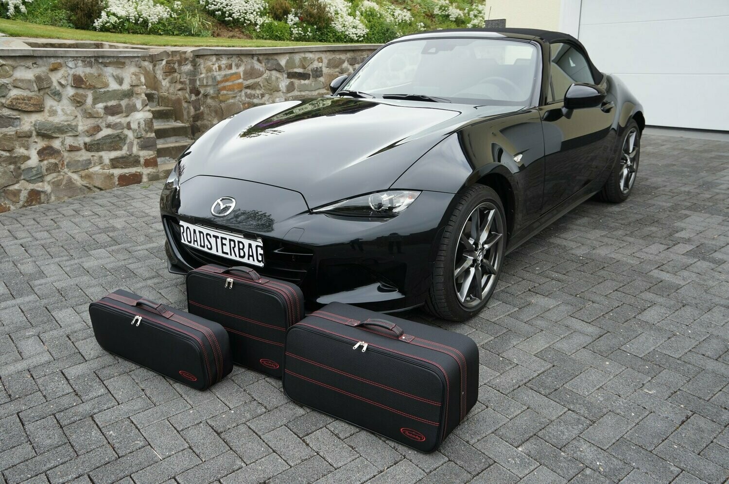 Roadsterbag  Mazda MX-5 ND + RF with Red stitching