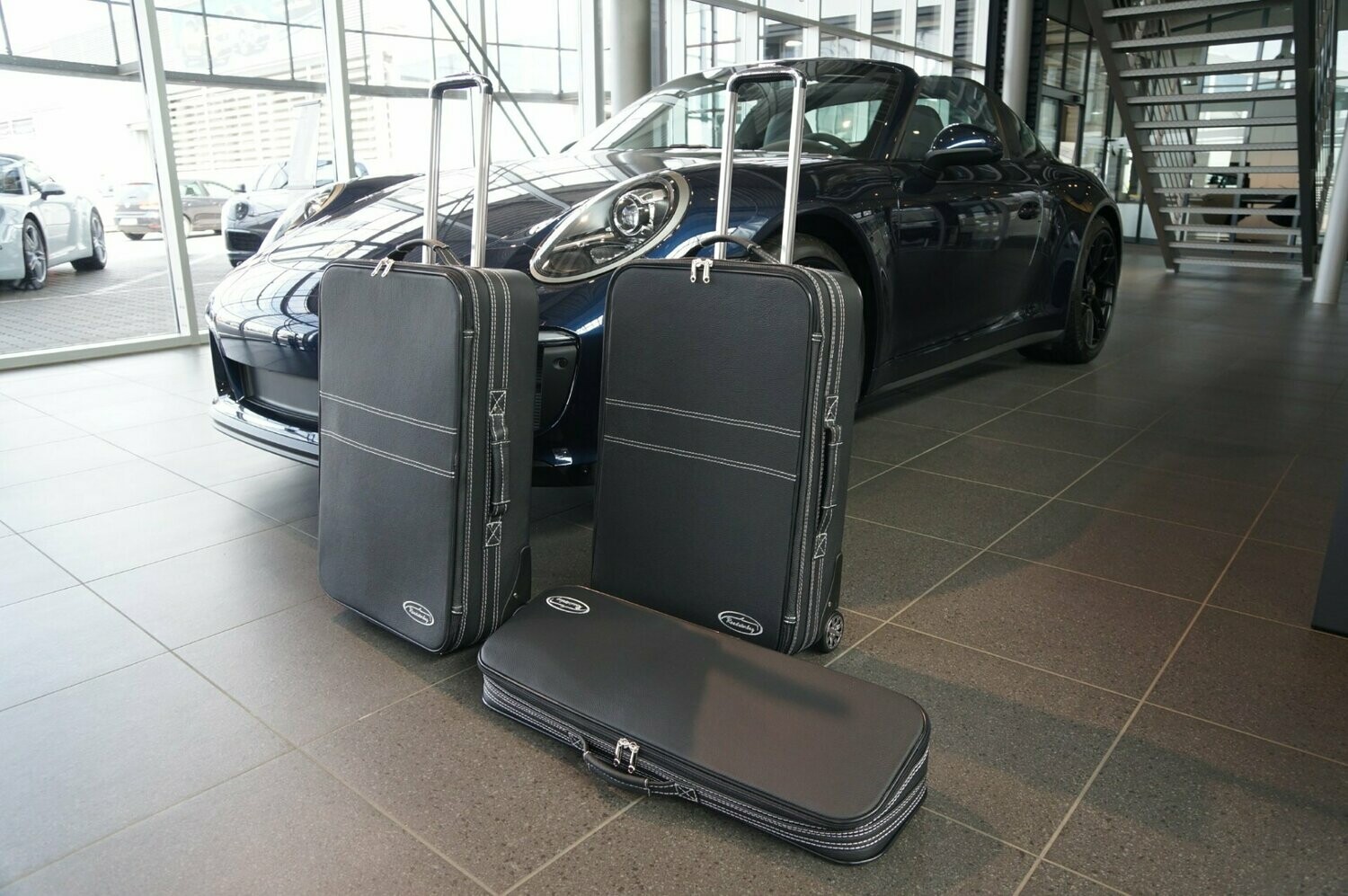 Roadsterbag Porsche 991 front trunk Version A Coupe/Targa/Convertible (leather)