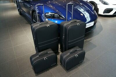 Roadsterbag Porsche Taycan rear trunk (also Cross Turismo) (leather & nylon)