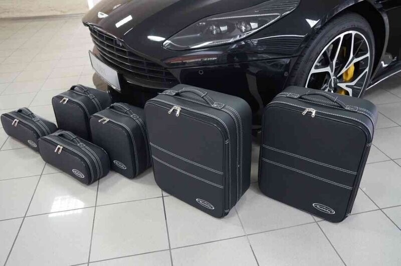 Roadsterbag Aston Martin DBS Volante (2020-) Nero Leather 6-pcs