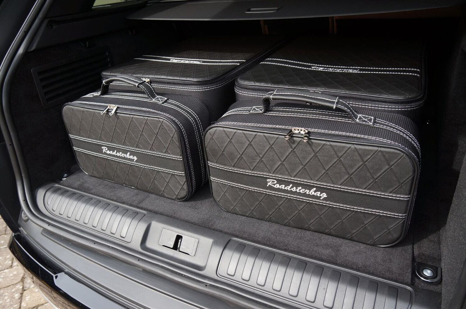 Roadsterbag luggage set Range Rover Sport 4-pcs Black/Black