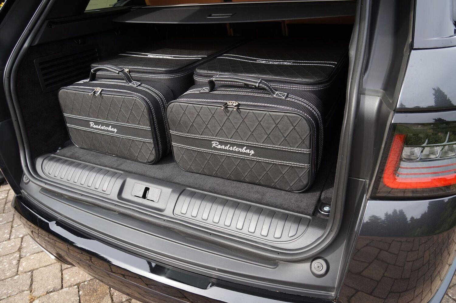 Roadsterbag luggage set Range Rover Sport 4-pcs Black/Black