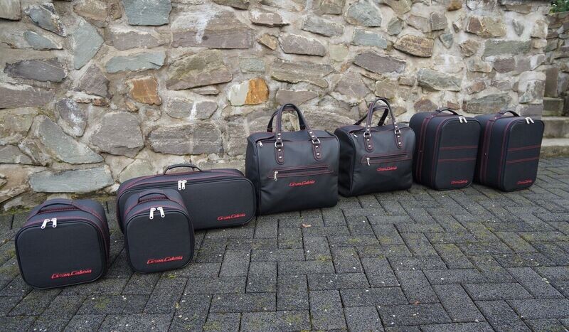 Roadsterbag Maserati GranCabrio 2010-2019 Red stitching + logo (7-pcs)