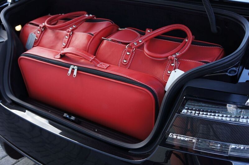 Roadsterbag Aston Martin DB9 Coupe Red Leather 5-pcs