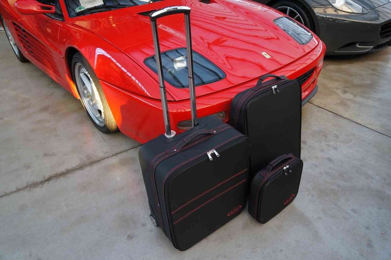 Roadsterbag Ferrari 512TR with Red seams (4-pcs)