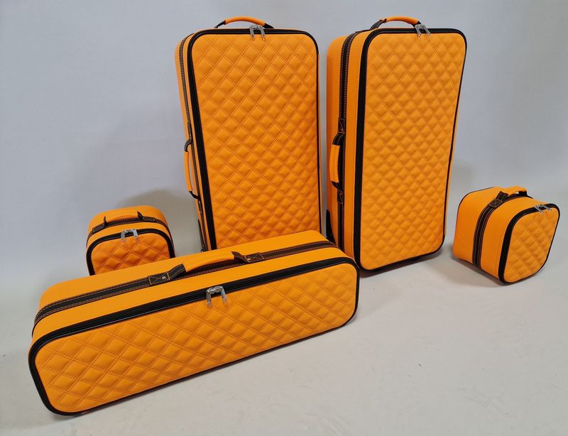 Roadsterbag Bentley Continental GTC 2019- Mandarin leather (5-pcs)