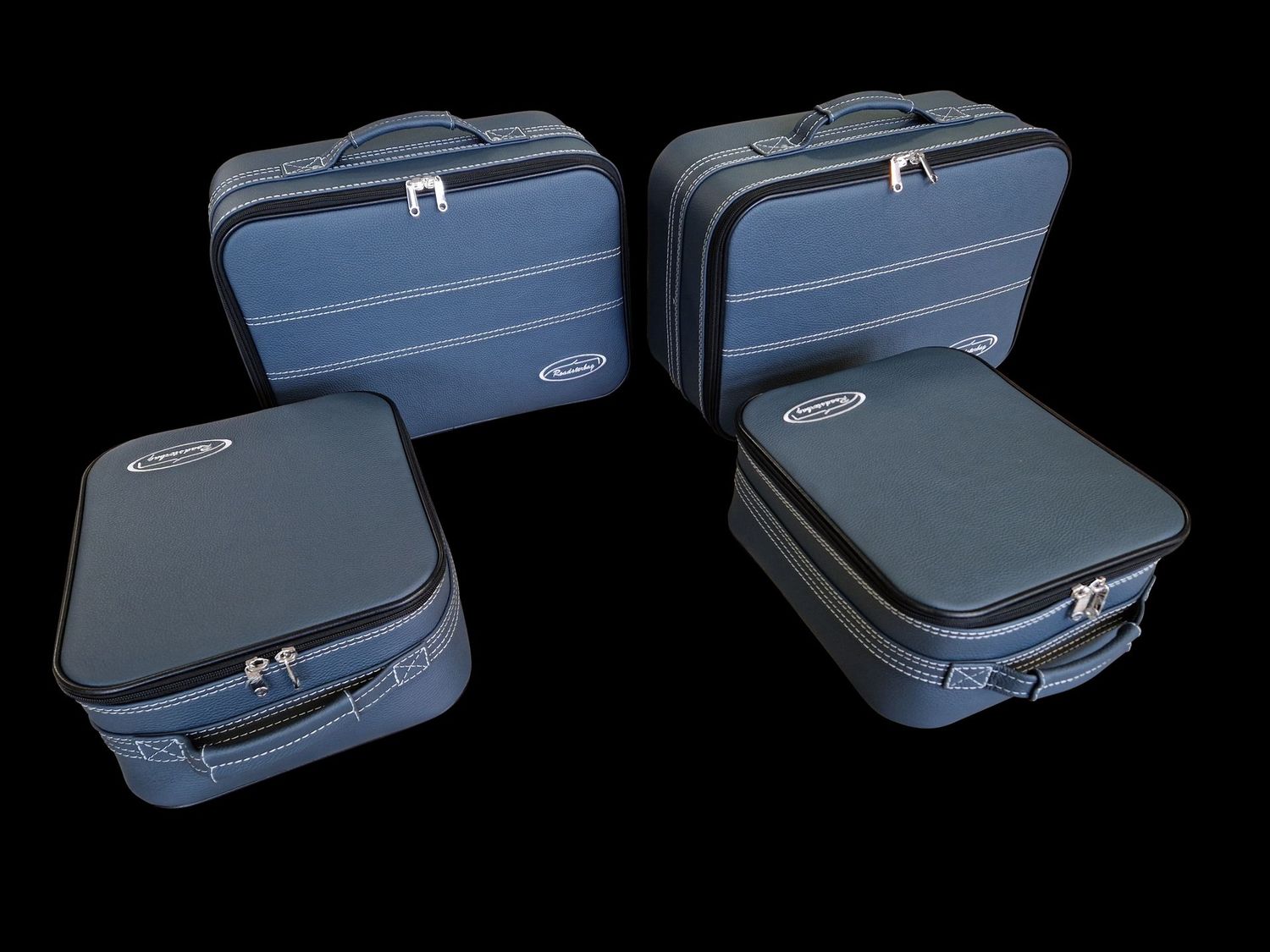 Roadsterbag Porsche 992 backseat luggage set (Marine leather)