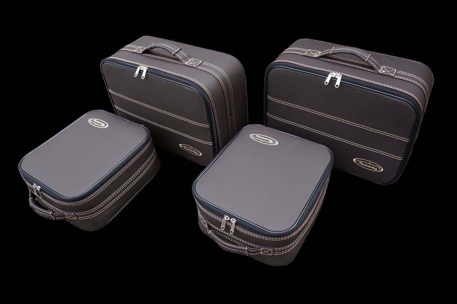 Roadsterbag Porsche 992 backseat luggage set (Caffe leather)