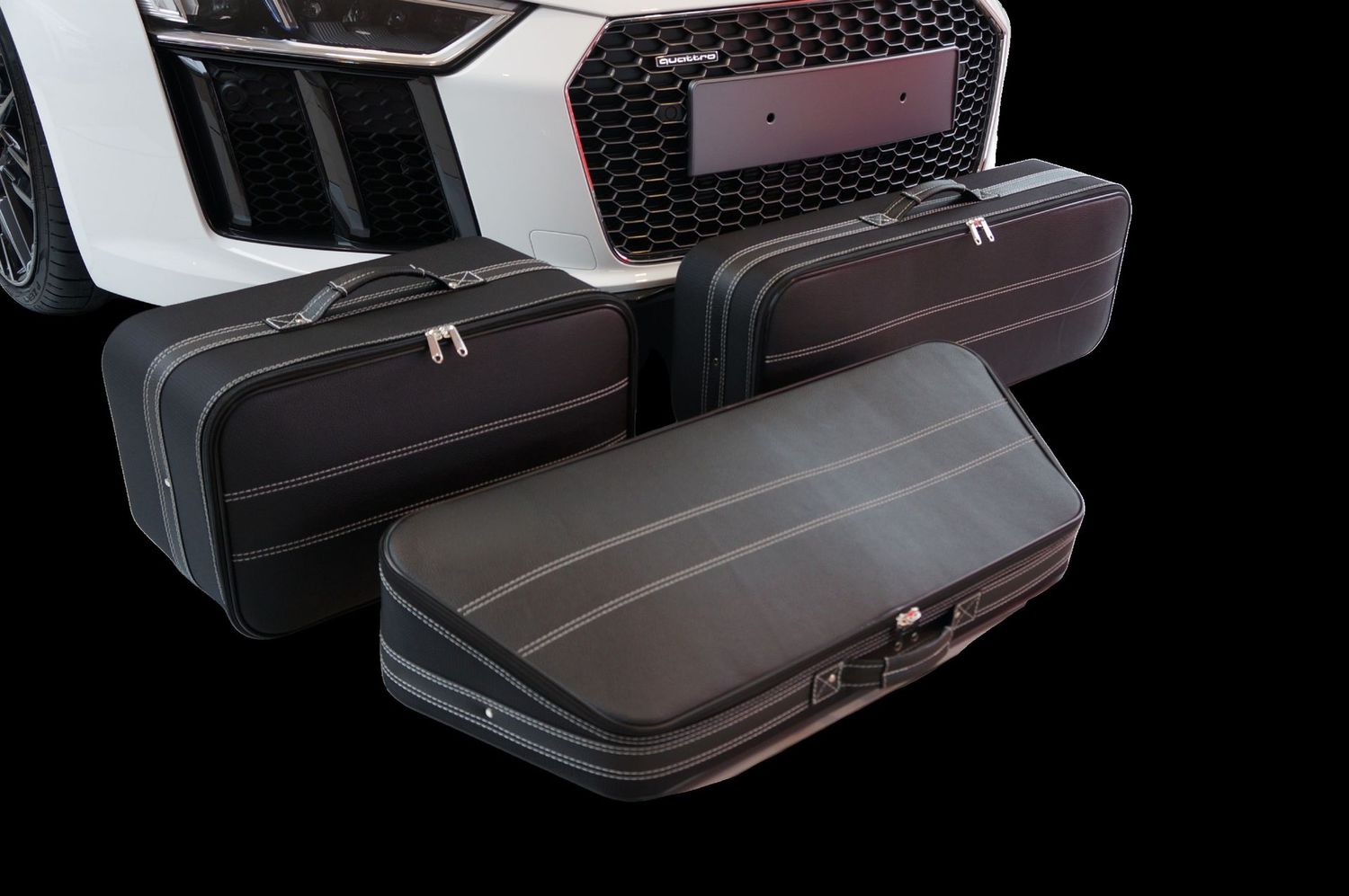 Roadsterbag Audi R8 Coupe from 2015- (partial leather) Roadsterbag Audi R8 Coupe from 2015- (partial leather)