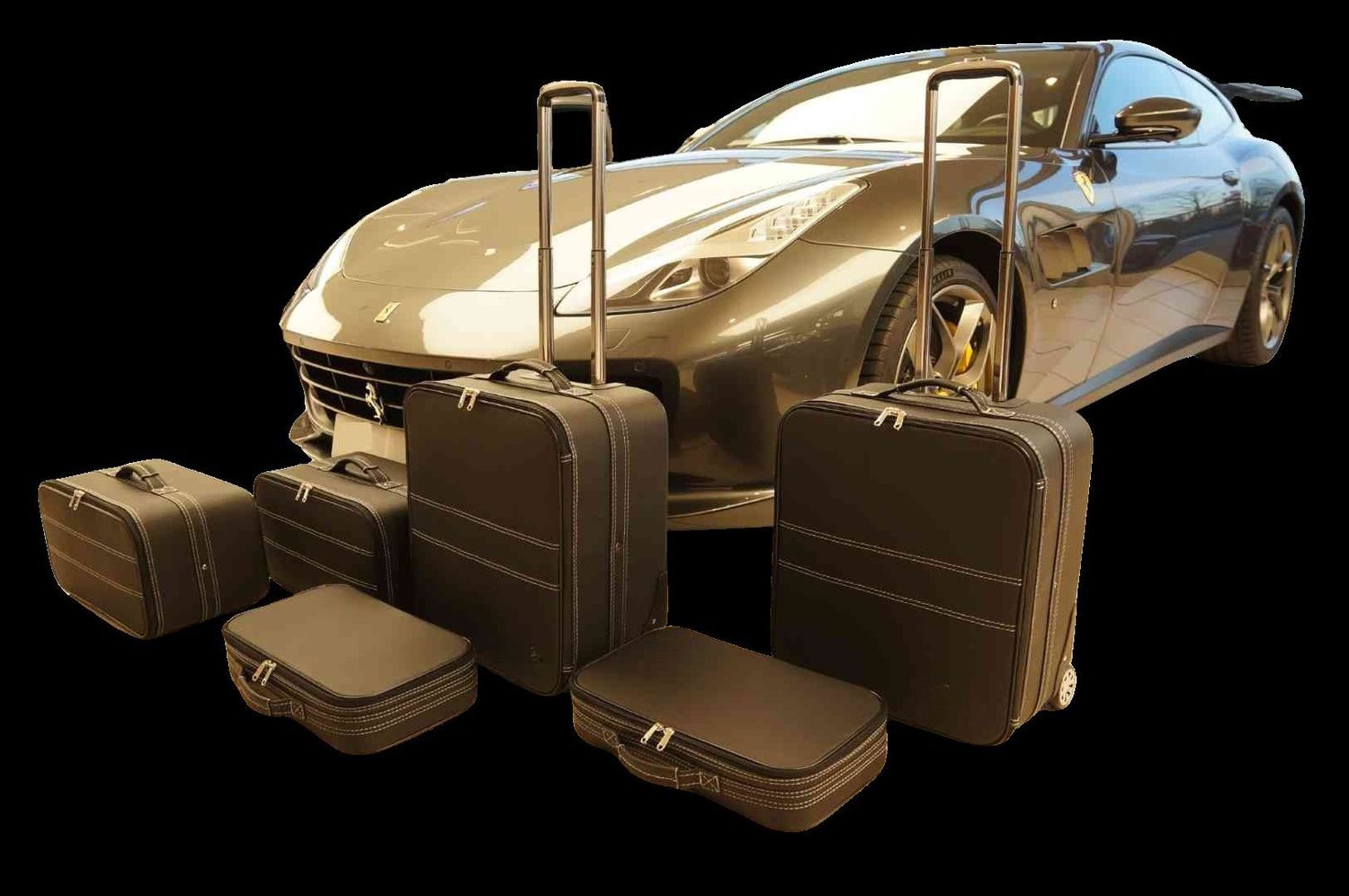 Roadsterbag Ferrari FF Lusso luggage set Brown (8-pcs)