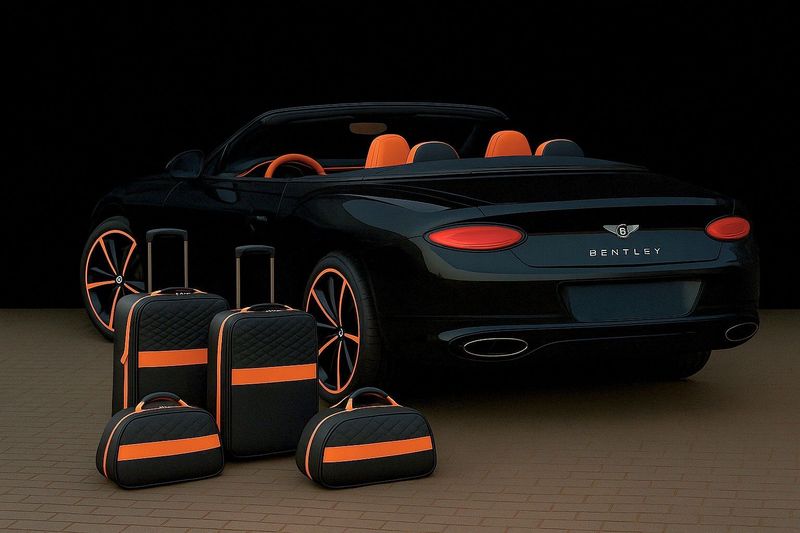 Roadsterbag luggage set Bentley Continental GTC Hybrid 2024- Mandarin (4-pcs)