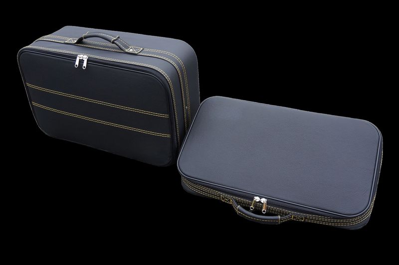 Roadsterbag luggage set Lamborghini Huracán Spyder Yellow Stitching (2-pcs)