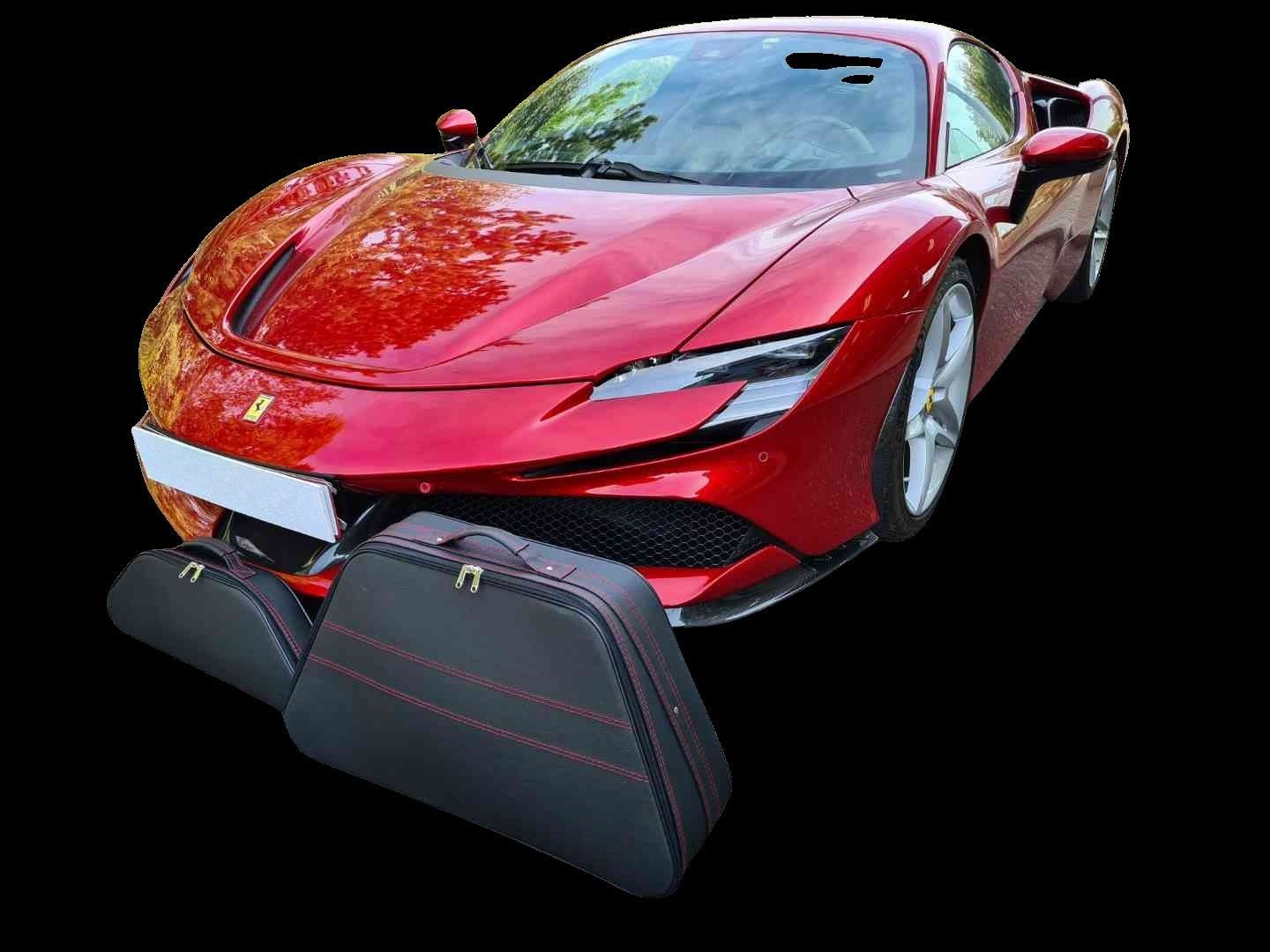 Roadsterbag luggage set Ferrari SF90 Coupe + Spider  Front (2-pcs) Roadsterbag luggage set Ferrari SF90 Coupe + Spider  Front (2-pcs)