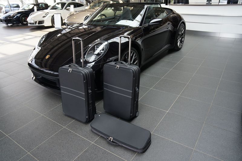Roadsterbag luggage set  Porsche 992 (also GTS/GT3/GT3-Touring) (partial leather)