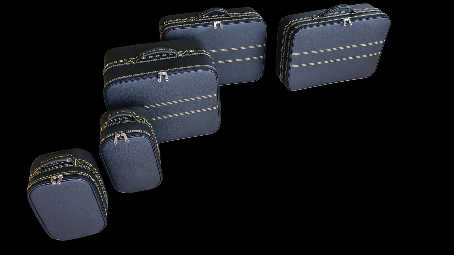 Roadsterbag luggage set BMW i8 Convertible Yellow stitching