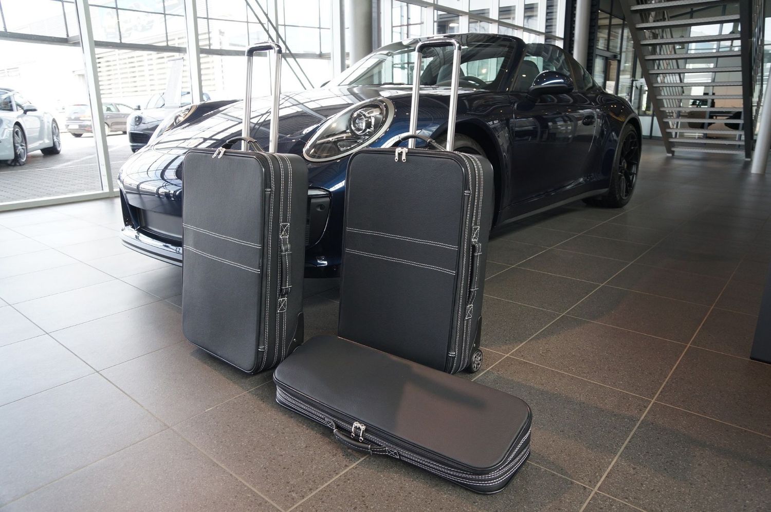 Roadsterbag luggage set Porsche 991 Version A (leather)