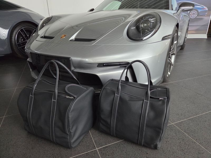 Roadsterbag luggage set Porsche 992 GT3/GT3-Touring without Roll cage (leather)