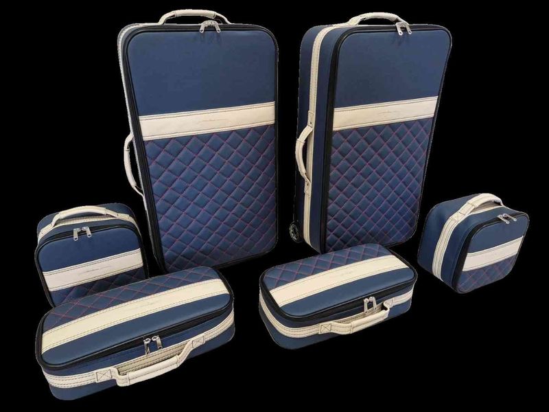 Roadsterbag luggage set Bentley Continental GTC "Kobalt-diamond"  2019- 2024 (6-pcs)