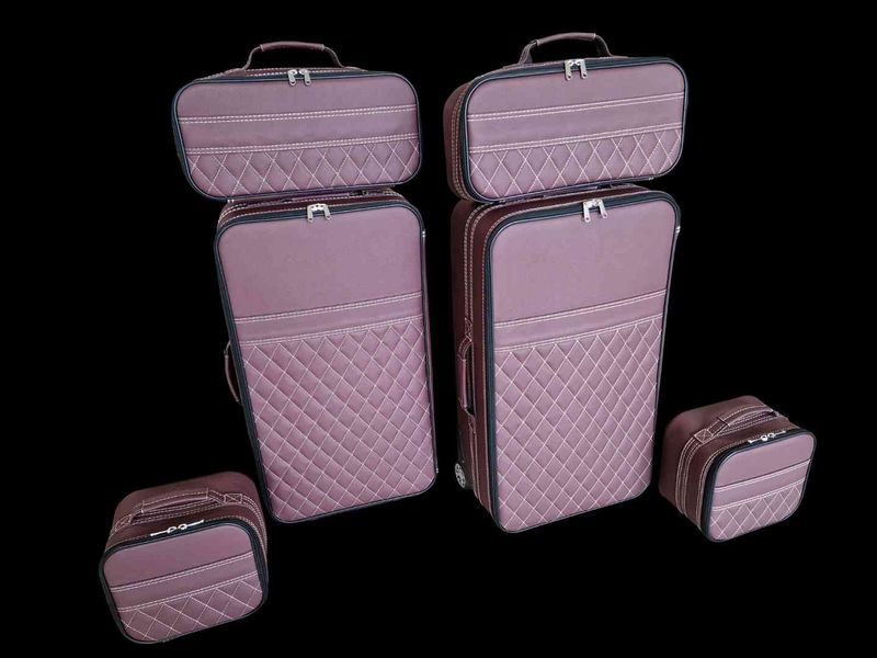 Roadsterbag luggage set Bentley Continental GTC "Bordeaux"  2019- 2024 (8-pcs)