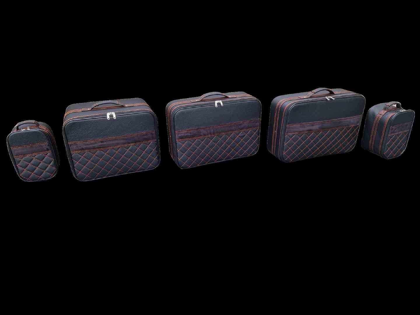 Roadsterbag luggage set BMW i8 Convertible Orange Diamond