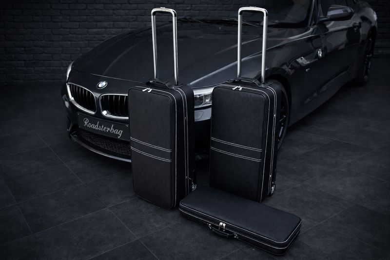 Roadsterbag luggage set BMW Z4 (E89) with Silverwhite stitching