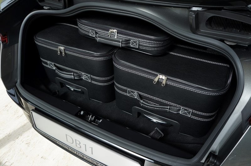 Roadsterbag Aston Martin DB12 Coupe (2023-) Black Leather 3-pcs