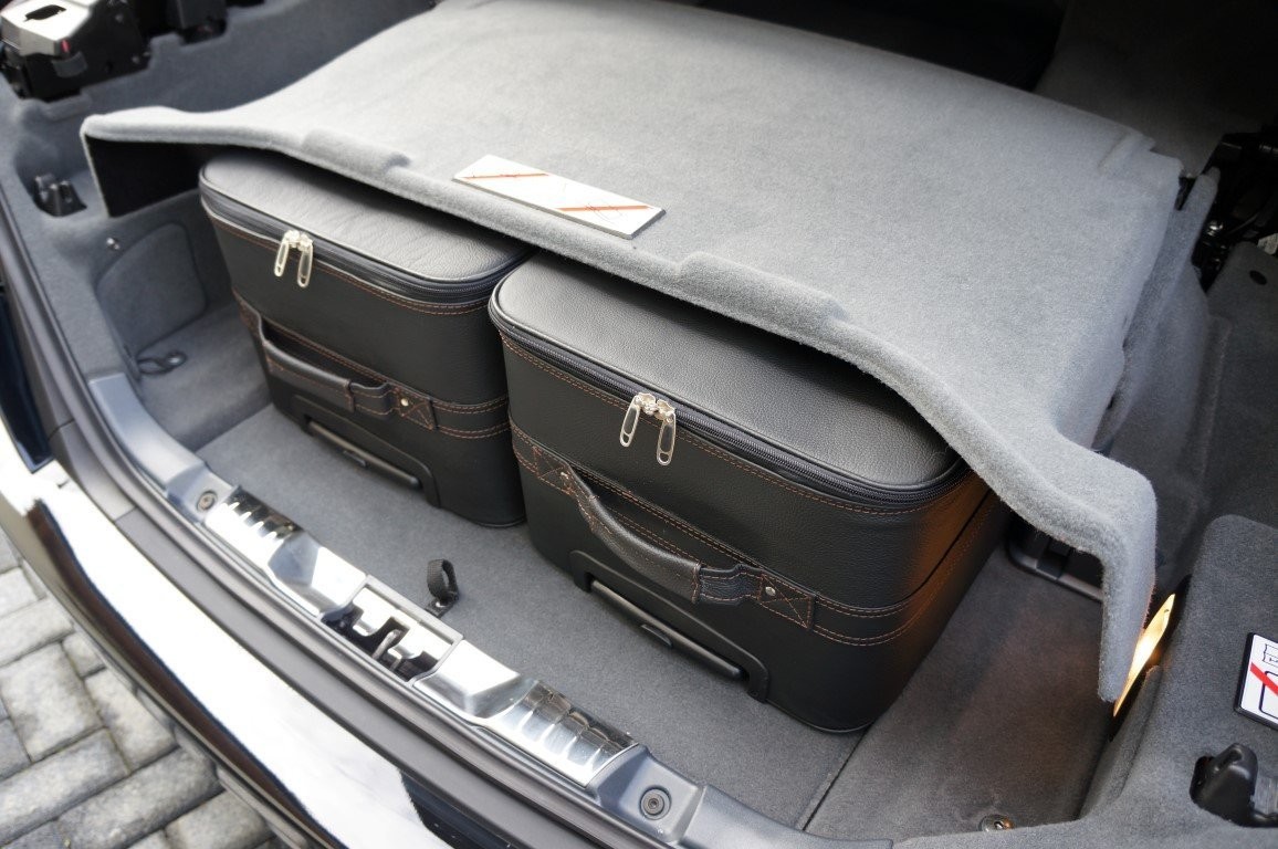 Roadsterbag Ferrari California luggage set Trunk with Mocca seams (3-pcs)