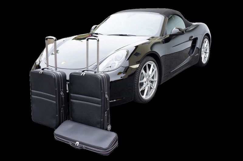 Roadsterbag luggage set Porsche 981 Boxster front trunk (leather)