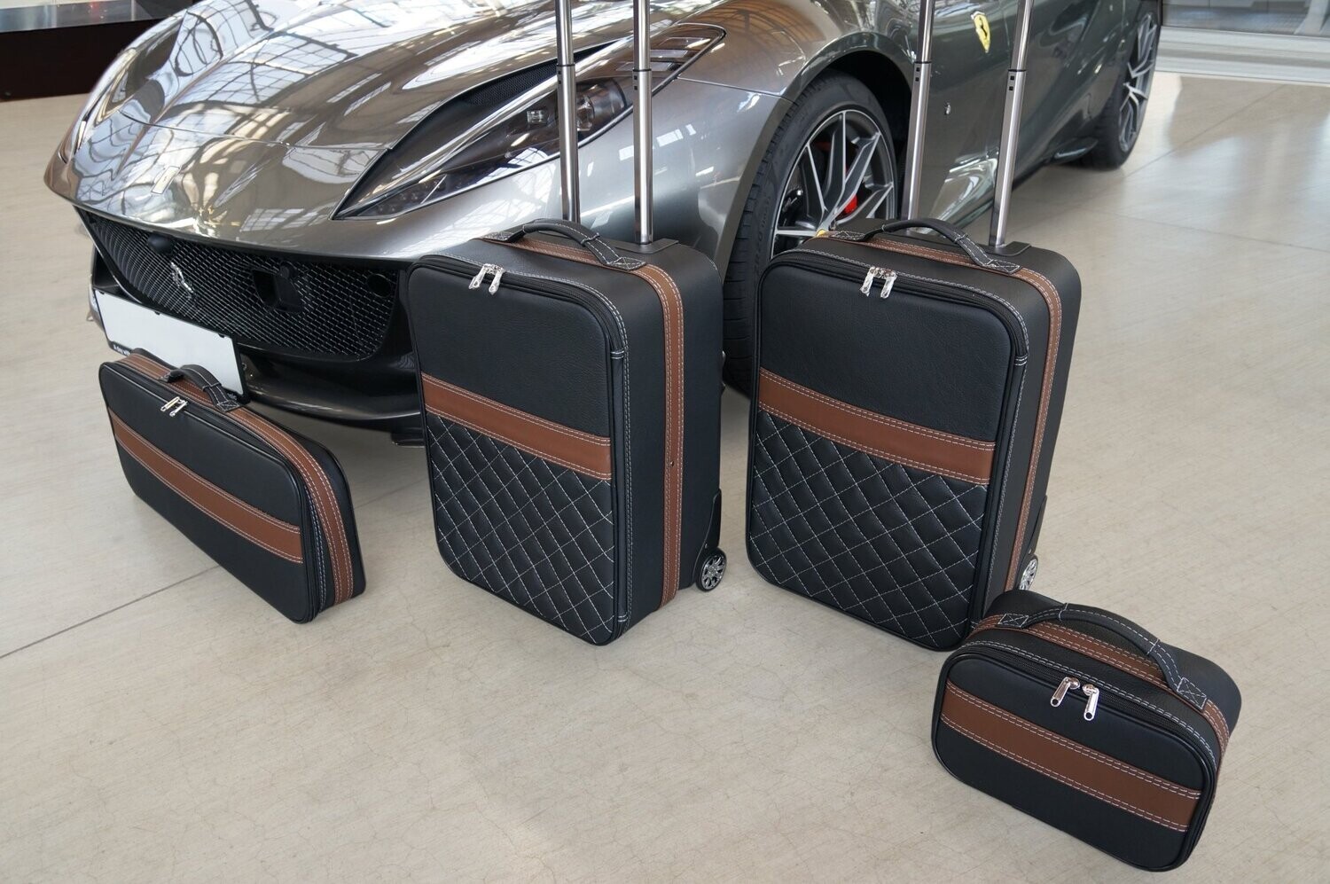 Roadsterbag luggage set Ferrari 812 GTS Cross-stitching (4-pcs)