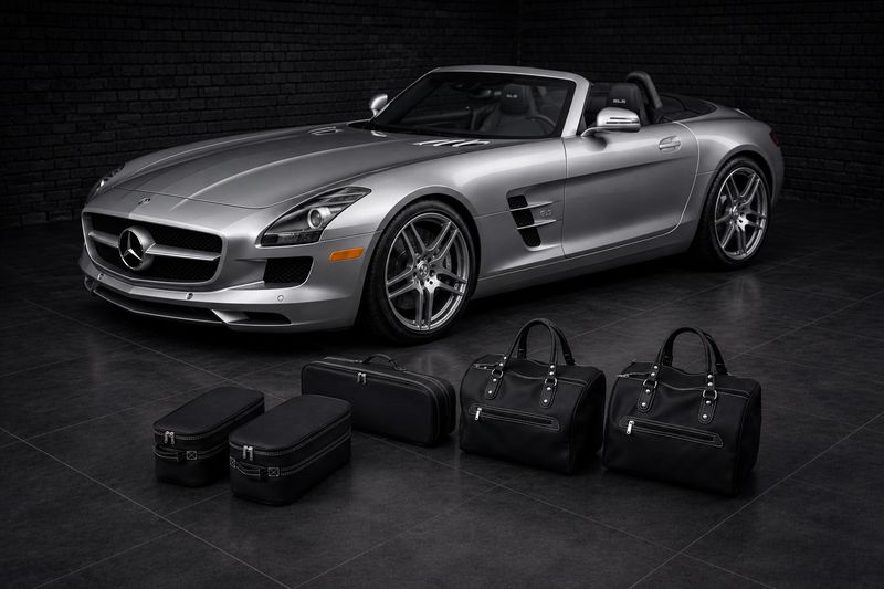 Roadsterbag luggage set Mercedes AMG SLS Roadster 5-pcs leather