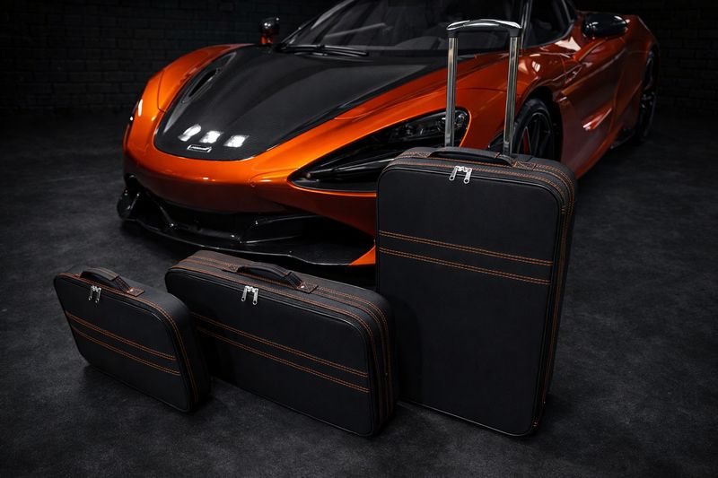 Roadsterbag luggage set McLaren 720,750,765LT Spider + Coupe (3-pcs) leather