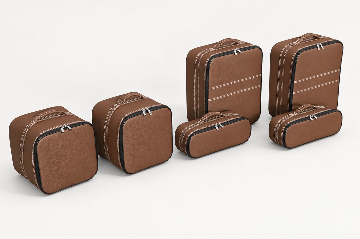 Roadsterbag luggage set Aston Martin DBS Volante (2020-) Espresso Leather 6-pcs Roadsterbag luggage set Aston Martin DBS Volante (2020-) Espresso Leather 6-pcs