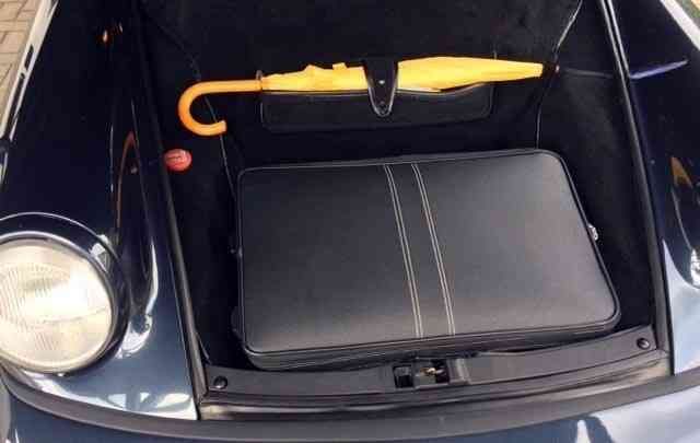 Roadsterbag suitcase Porsche 964 front trunk (partial leather)