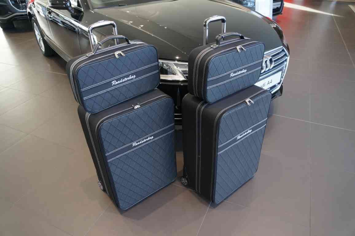 Roadsterbag luggage set Audi A4 Avant Black/Black (4-pcs)