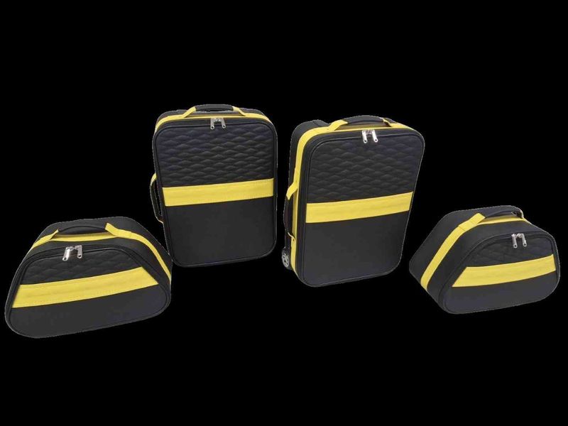 Roadsterbag luggage set Bentley Continental GTC Hybrid 2024- yellow (6-pcs)