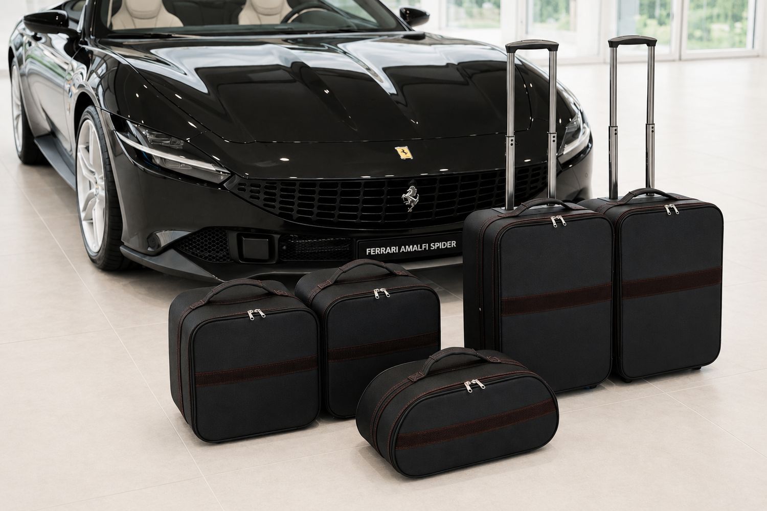Roadsterbag luggage set Ferrari Amalfi Spider Trunk + Interior (5-pcs) Roadsterbag luggage set Ferrari Amalfi Spider Trunk + Interior (5-pcs)