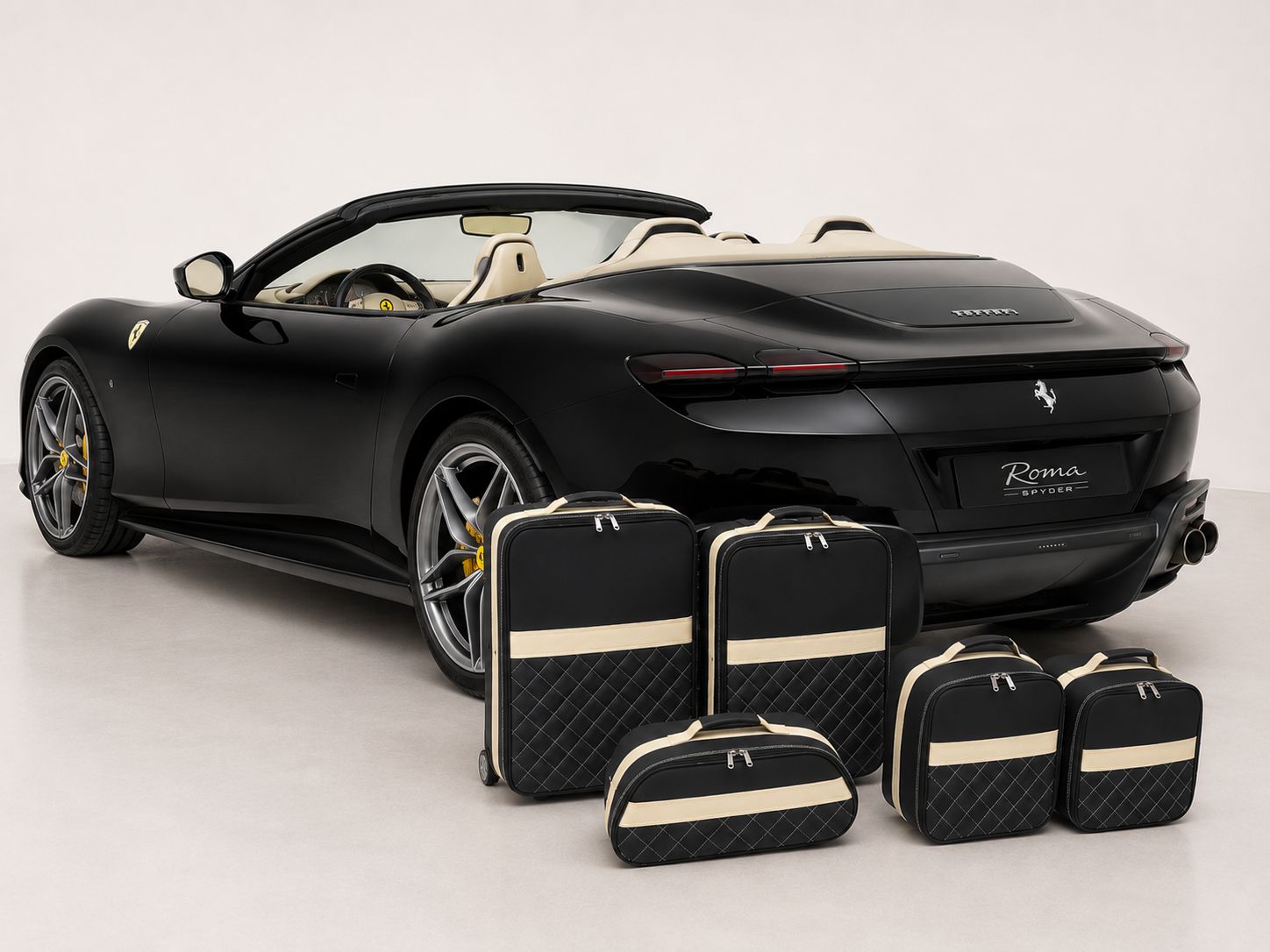 Roadsterbag luggage set Ferrari Roma Spider Trunk + Interior (5-pcs) Roadsterbag luggage set Ferrari Roma Spider Trunk + Interior (5-pcs)