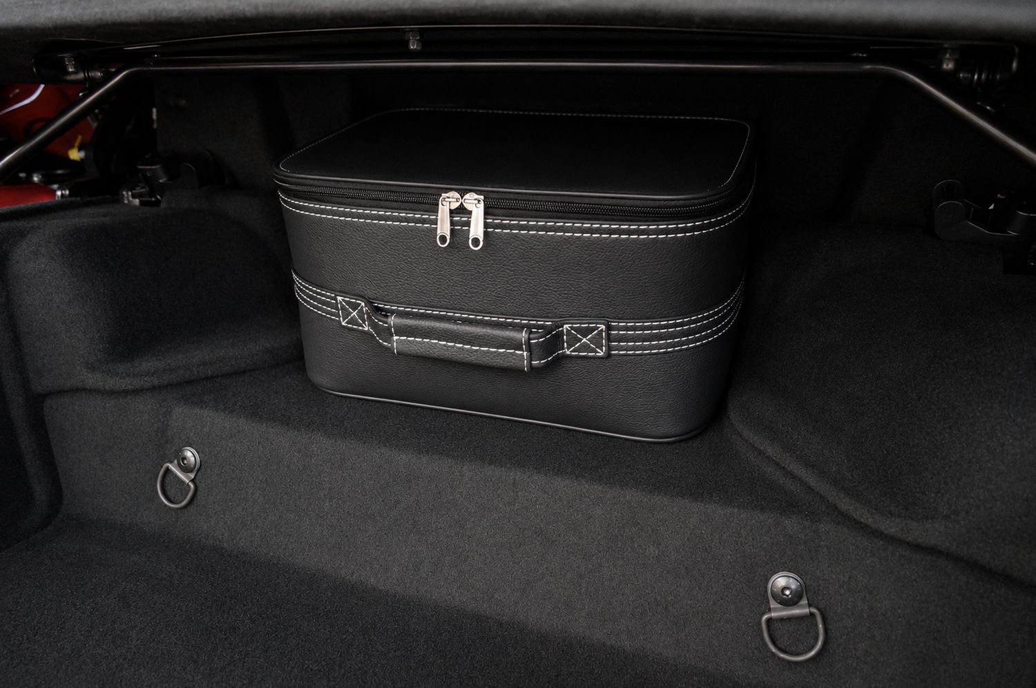 Roadsterbag luggage set Ferrari Portofino/Portofino M Trunk + Silverwhite stitching (3-pcs)