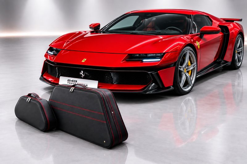 Roadsterbag luggage set Ferrari 849 Testarossa Coupe + Spider Front (2-pcs)