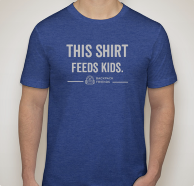 This Shirt Feeds Kids (Heather Blue)