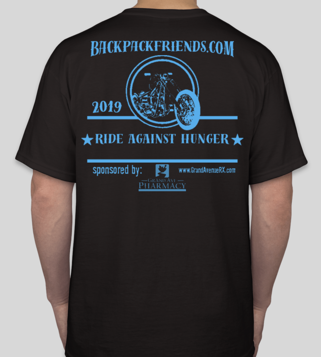 2019 Ride Against Hunger Souvenir Shirt (Black)