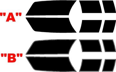 2010 - 2015 Camaro Outer Hood Style Rally Stripe Kit