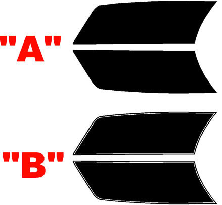2010 - 2015 Camaro Outer Hood Style Stripe Kit